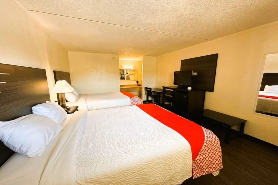 Bedroom. Interior and views may vary based on location and availability