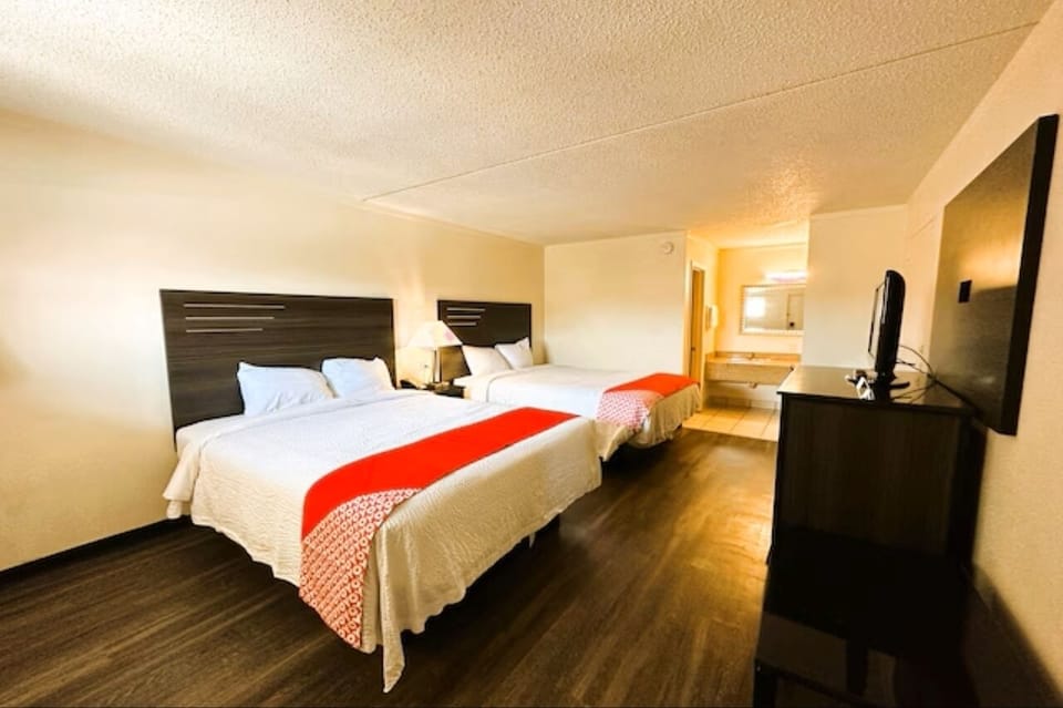 Bedroom. Interior and views may vary based on location and availability