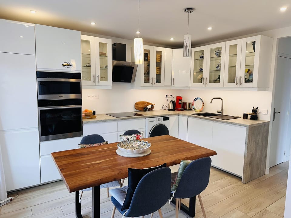 Open plan kitchen