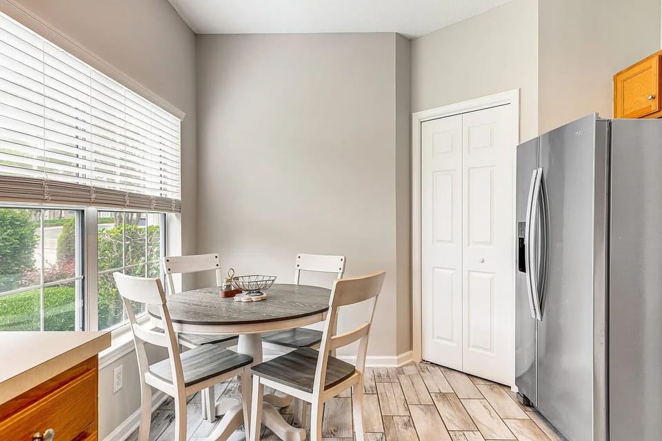 Kitchen with coffee table