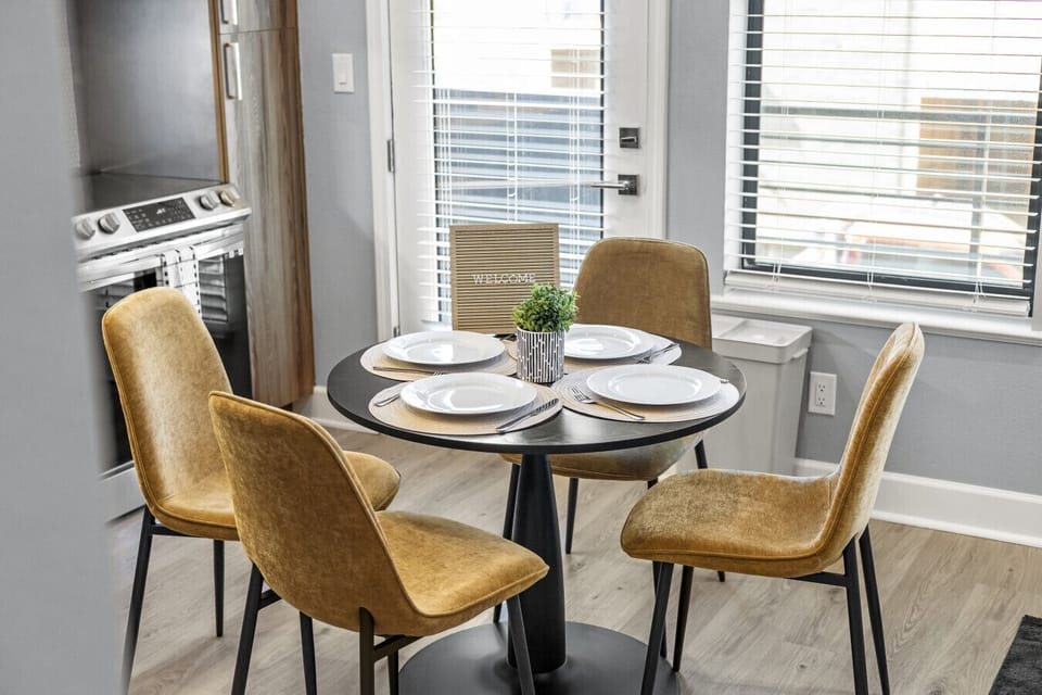 Perfect for enjoying meals and relaxing in a bright, welcoming space.