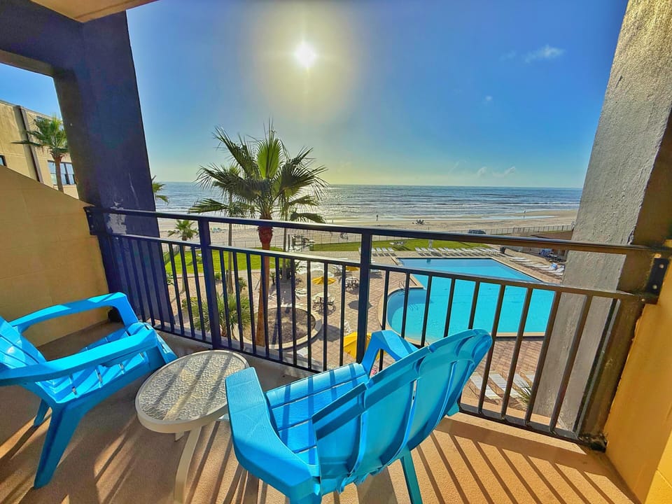 Your private balcony with the perfect view of the sea.