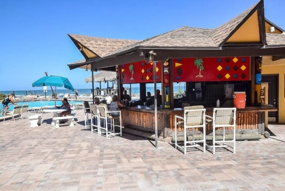 Beach bar vibes.