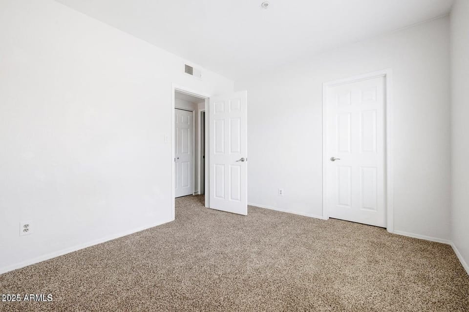 bedroom has a queen size bed and dresser - photos coming soon 