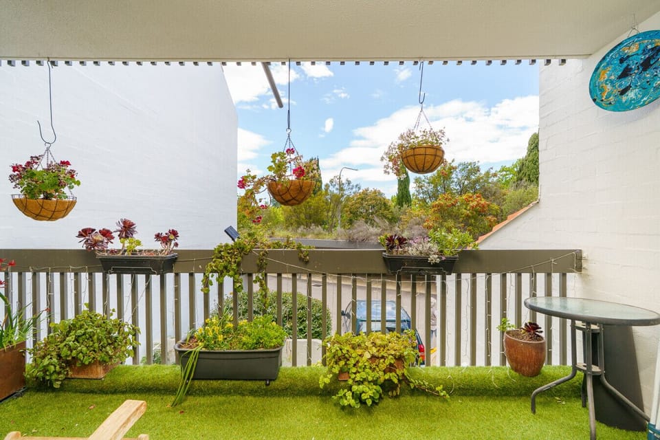 Enjoy a charming outdoor space that feels like your own little retreat.