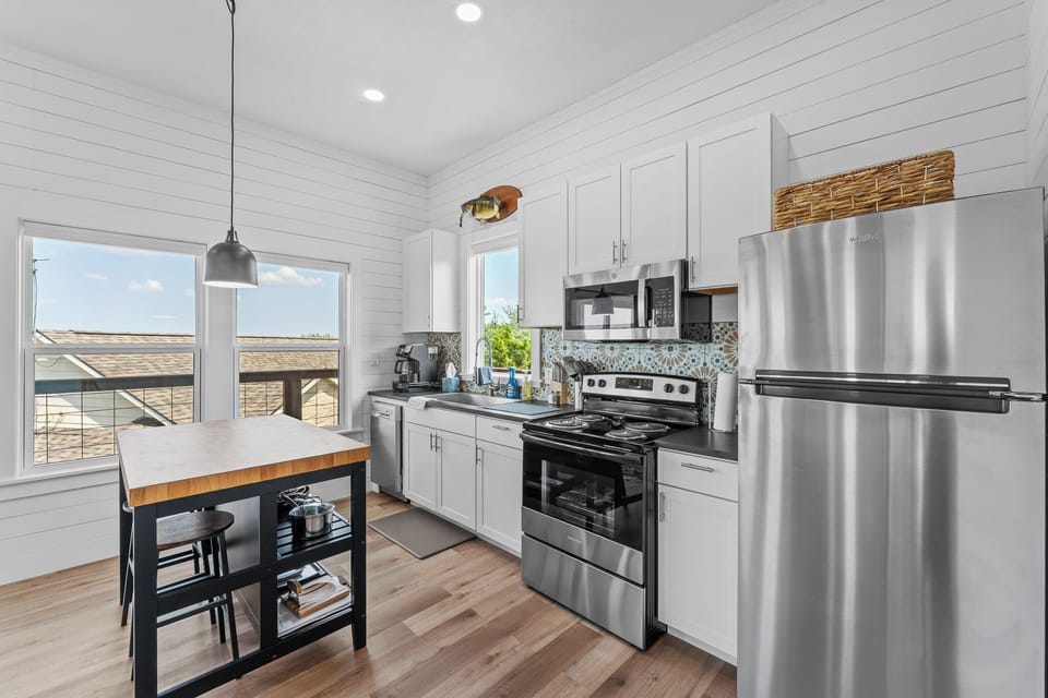 Fully equipped modern kitchen with essentials