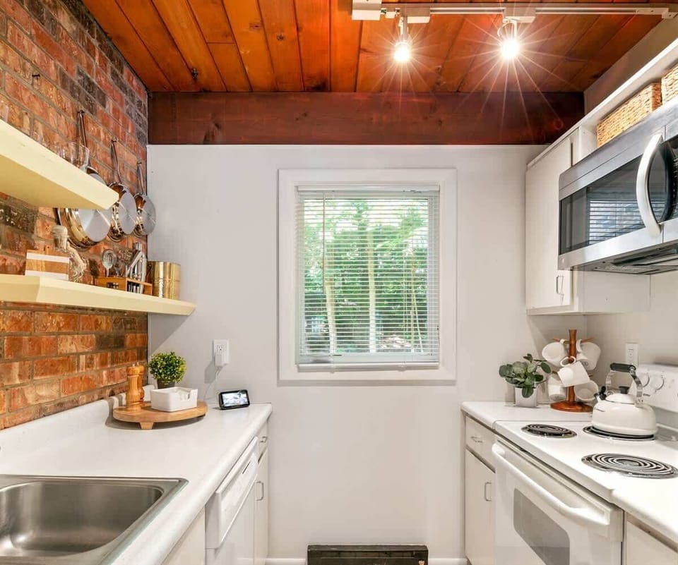 Fully stocked kitchen