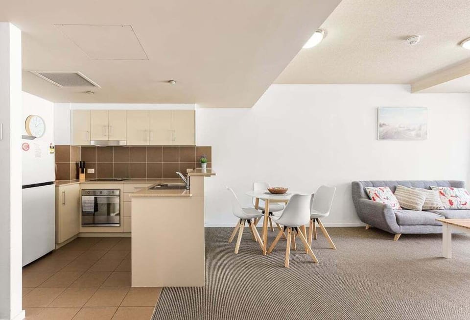 Functional kitchen and dining setup