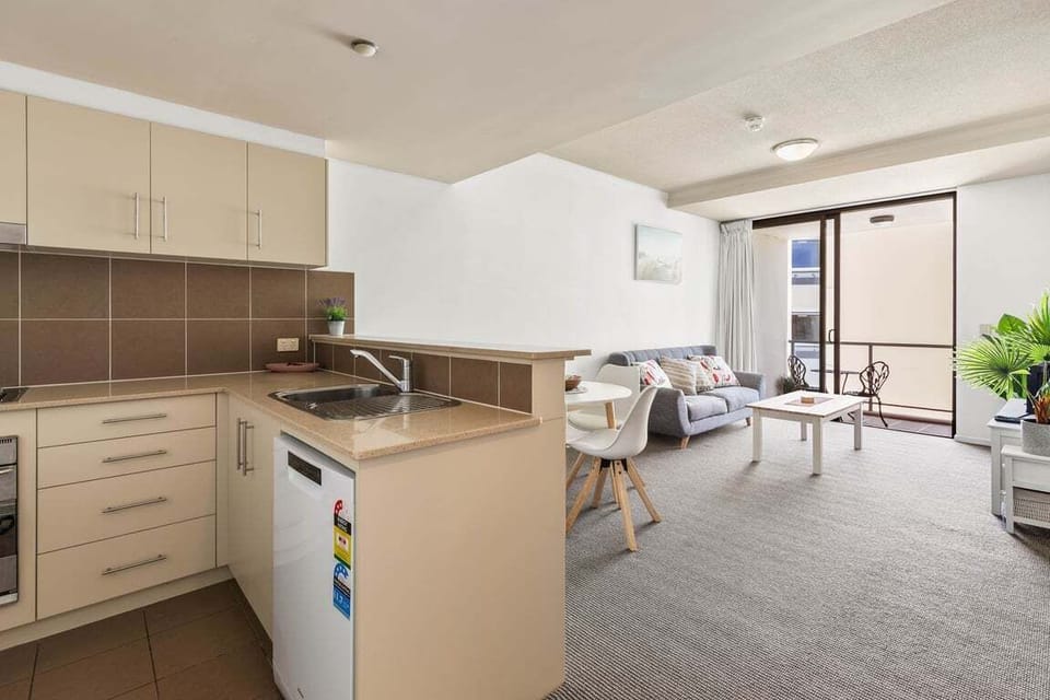 Compact kitchen with ample storage