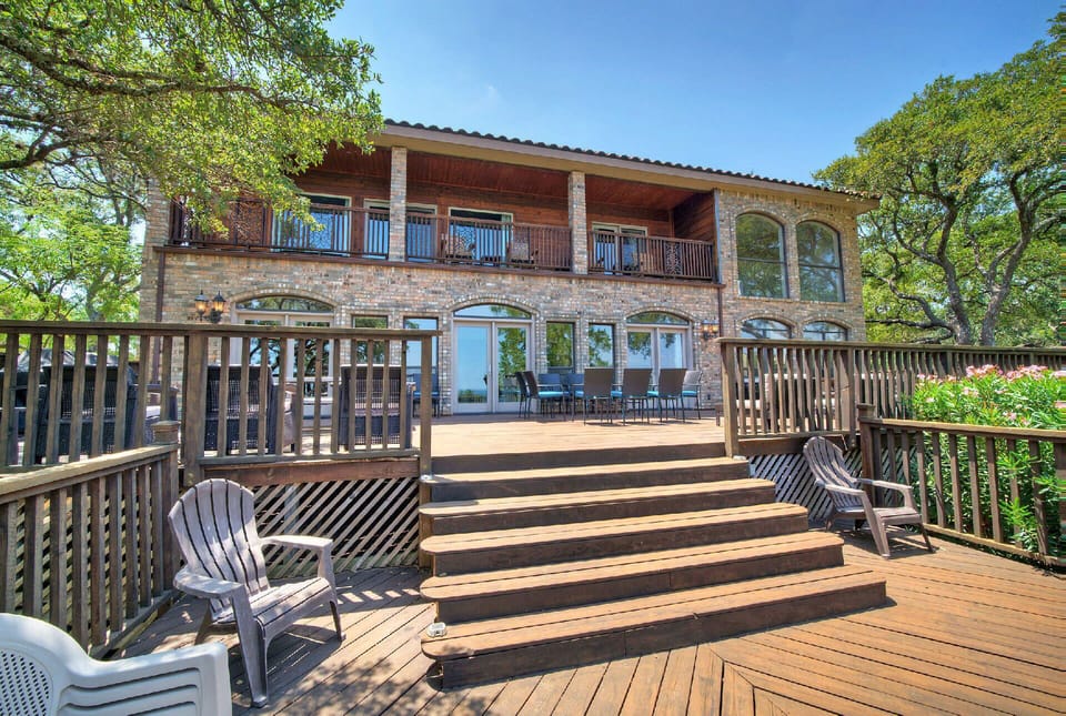 Expansive Deck with Scenic Lake Views
