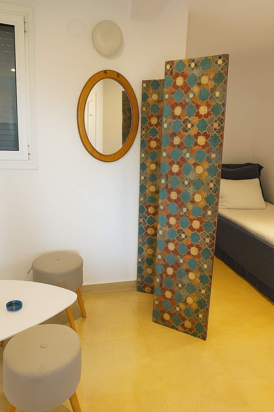 Compact yet comfortable space with a relaxing atmosphere — perfect for an extra friend or a child