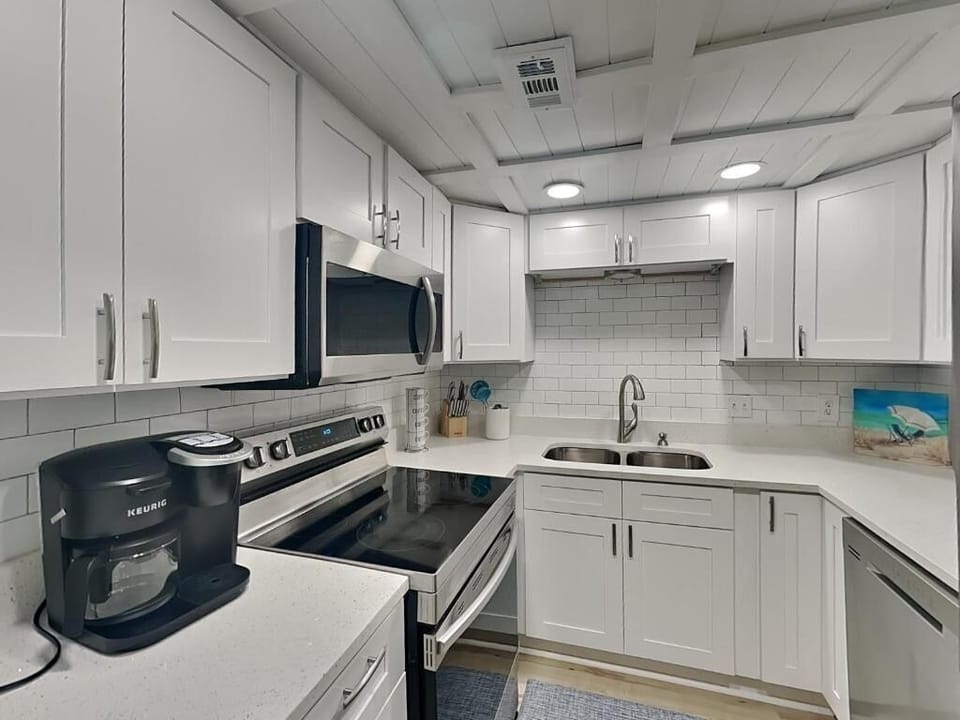 Full kitchen with all the cooking essentials