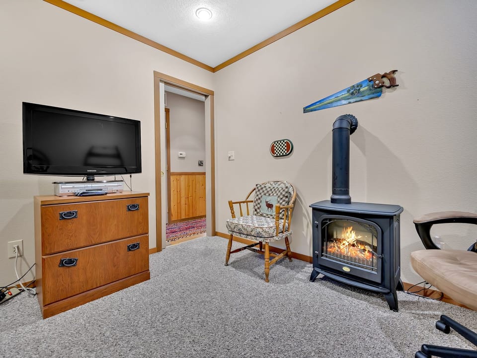 Moose Manor- Downstairs Bedroom- Family Room