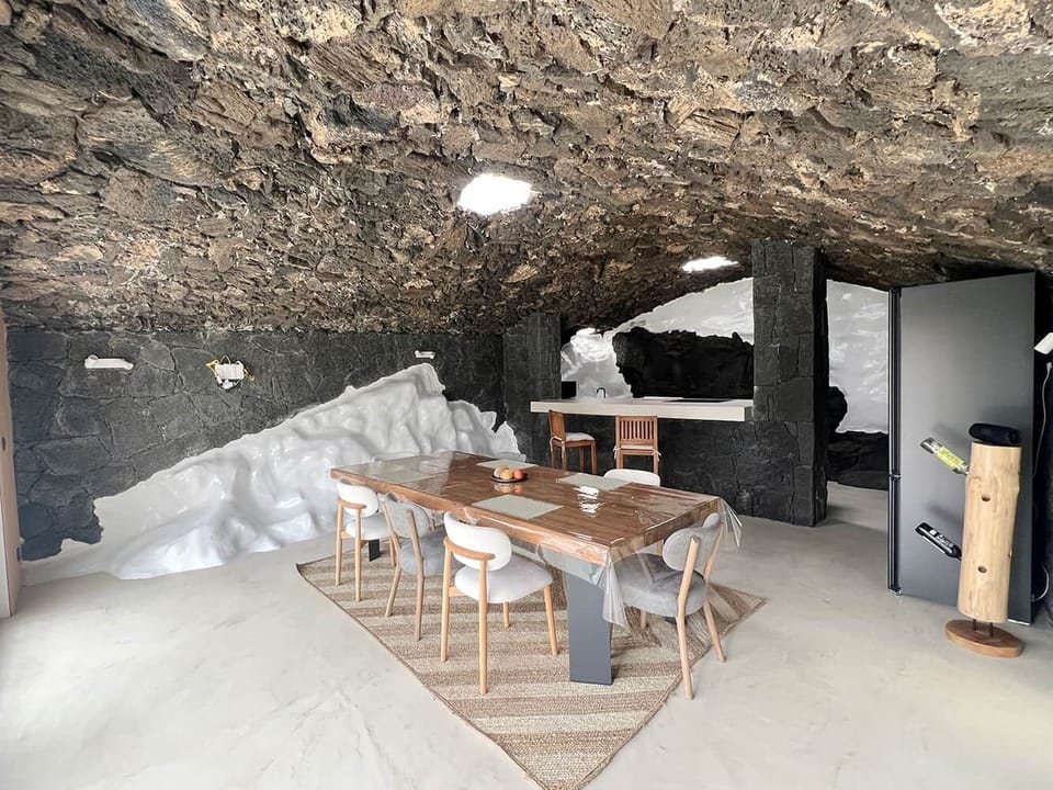 kitchen with dining area