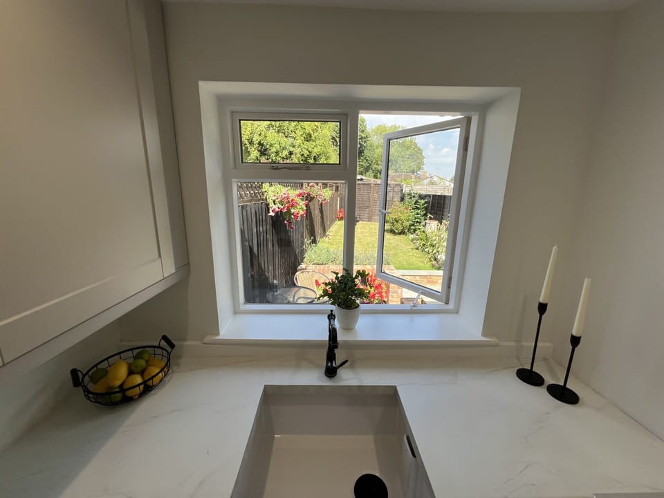 Kitchen window view