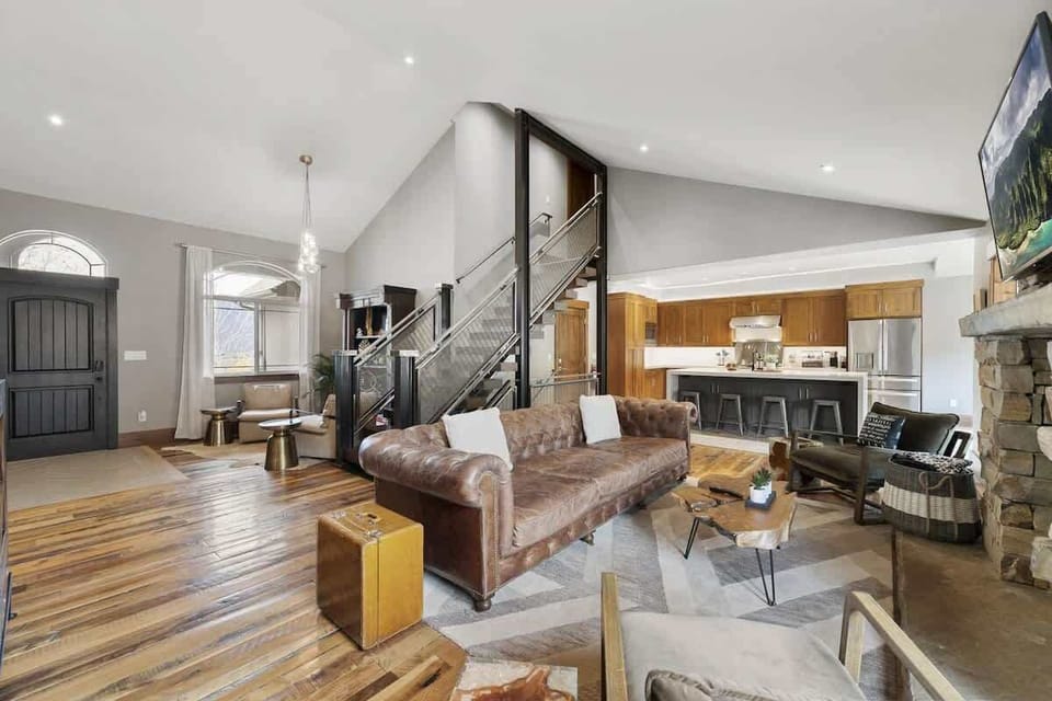Front Entrance with warm wood floors