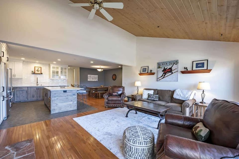 Living Room next to Kitchen