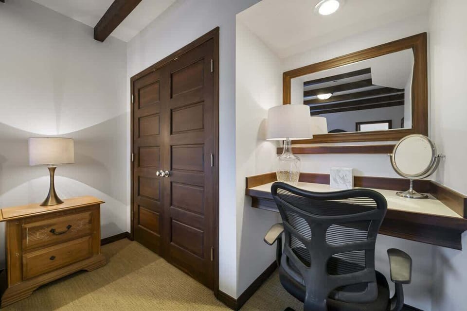 3rd Bedroom with Closet, Desk, and ergonomic chair