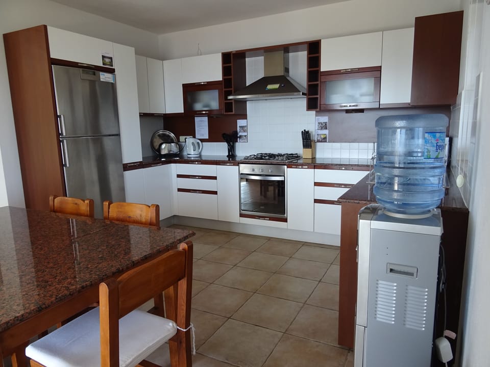 Kitchen with Nespresso machine, Neff appliances and microwave