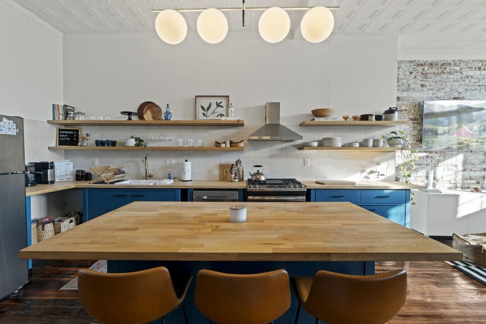 Open kitchen space