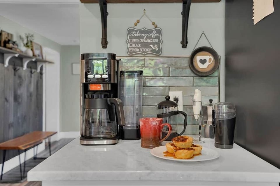 Your perfect morning starts here — full coffee station with all the essentials.