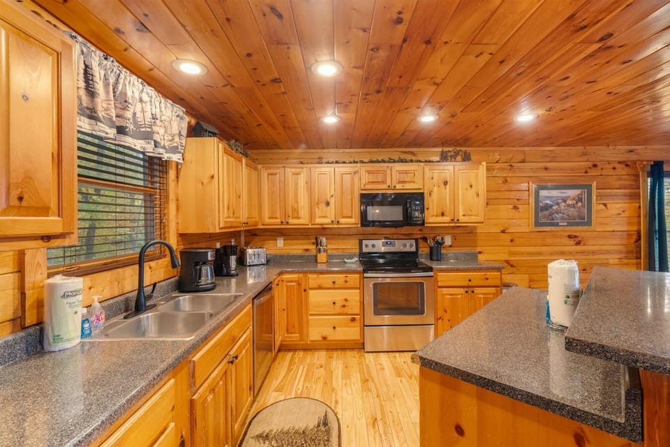 Plenty of countertop space to prepare all your meals.