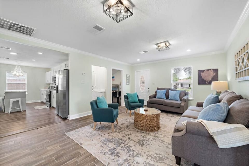 This is the main living room area of the home