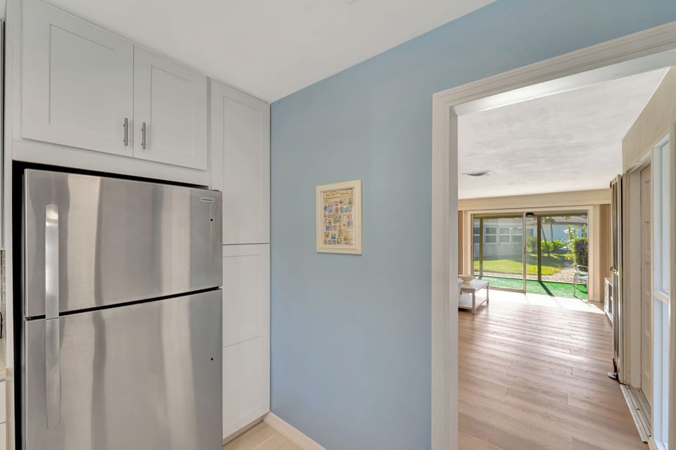 Open kitchen overlooking living space