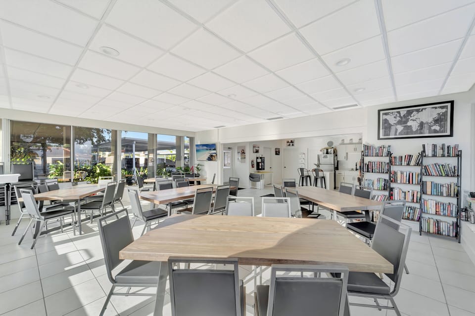 Games, books and activities available at villa clubhouse