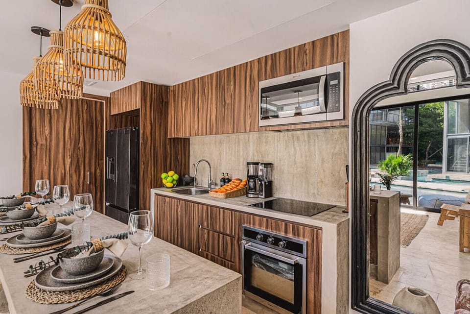 Fully Equipped Kitchen with Drinking Water (Osmosis System)