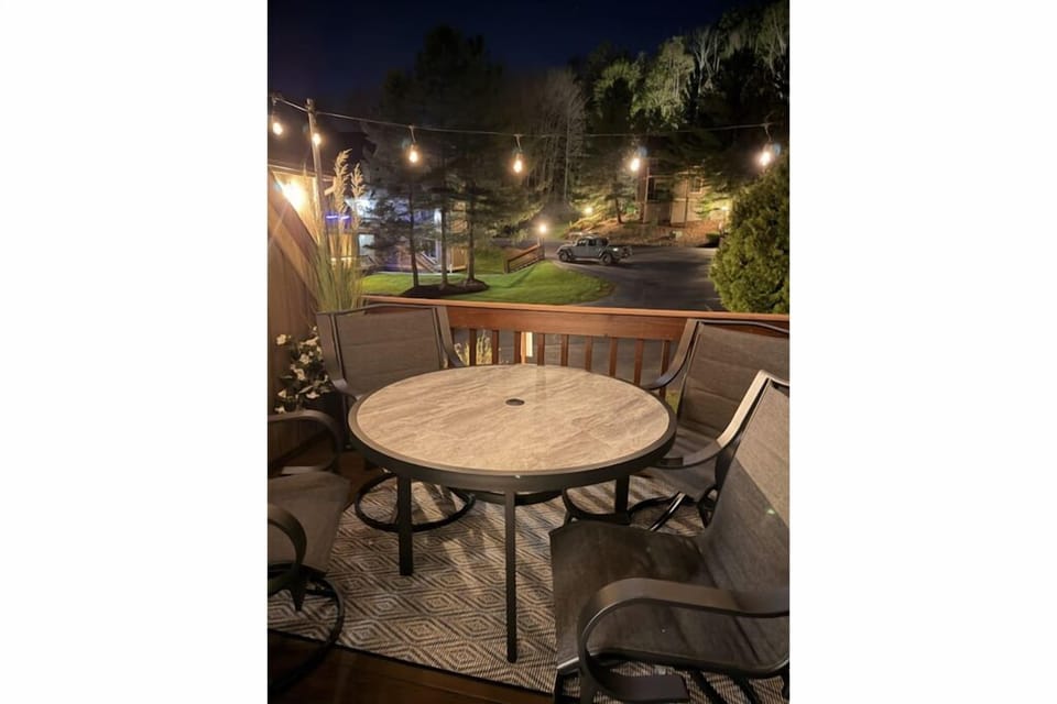 Patio at Night w/Lights