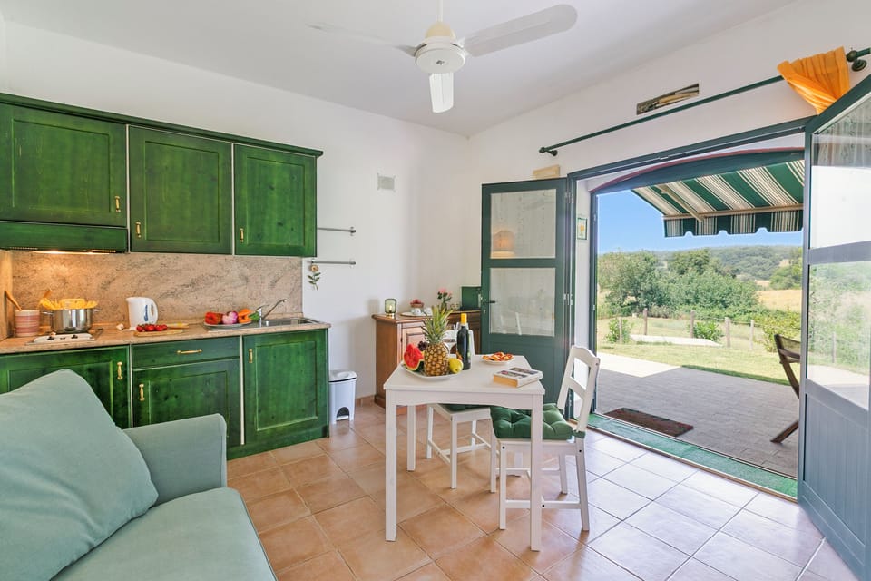 Kitchen and dining area