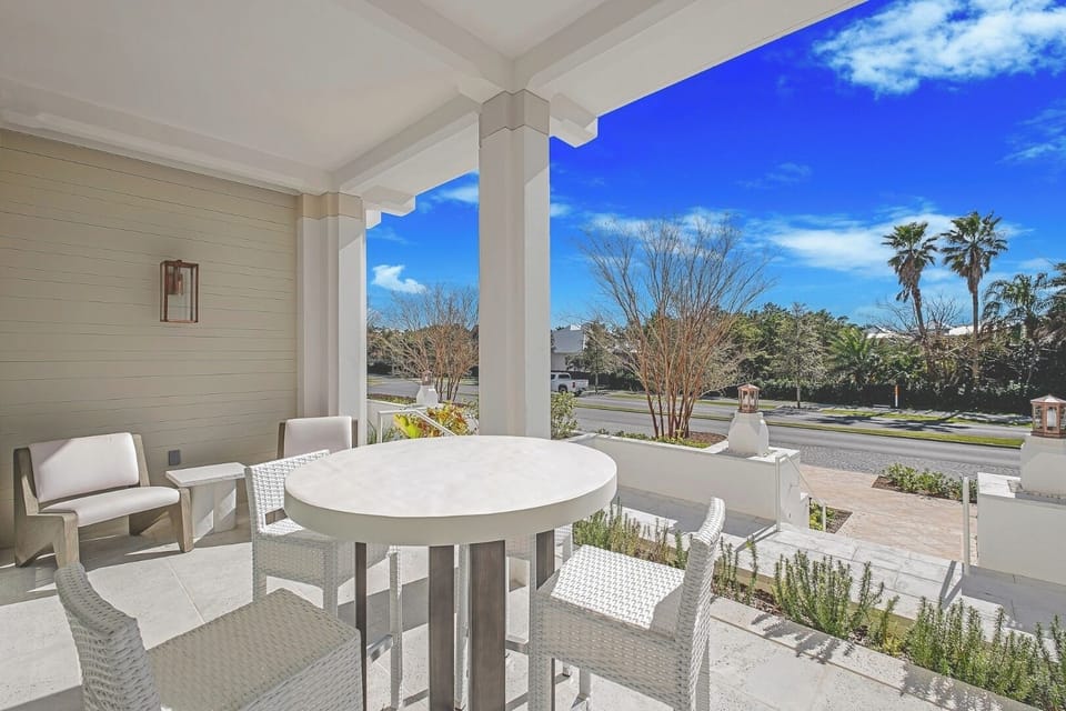 Sip morning coffee outside while enjoying breezy porch seating
