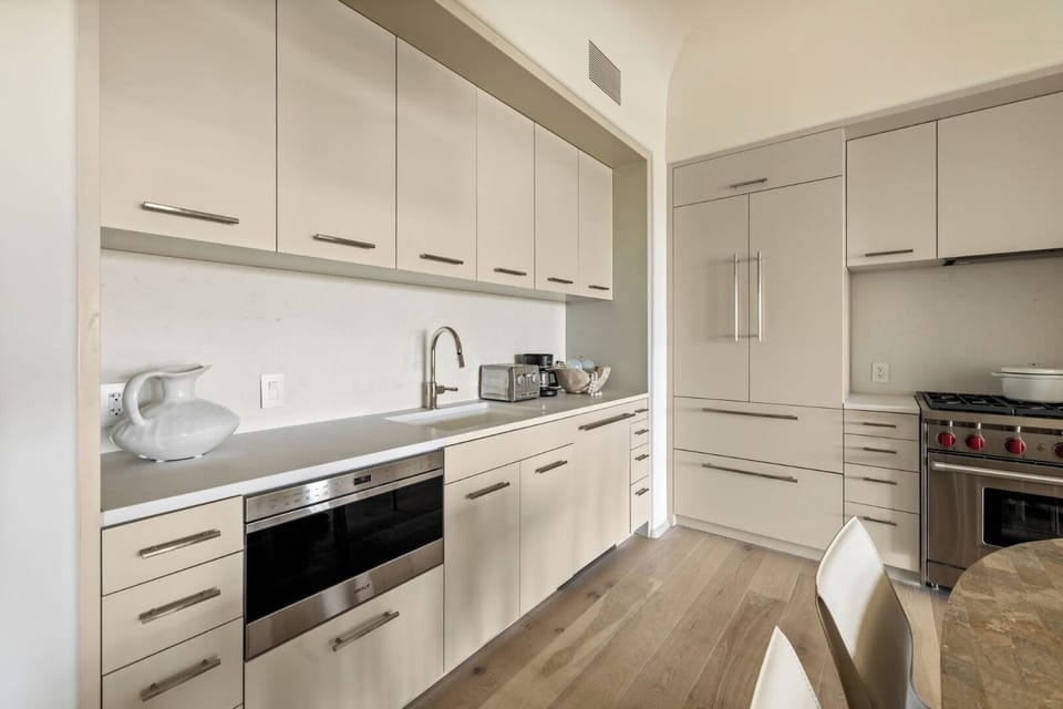 Prep fresh meals in a sleek, fully equipped chef’s kitchen.