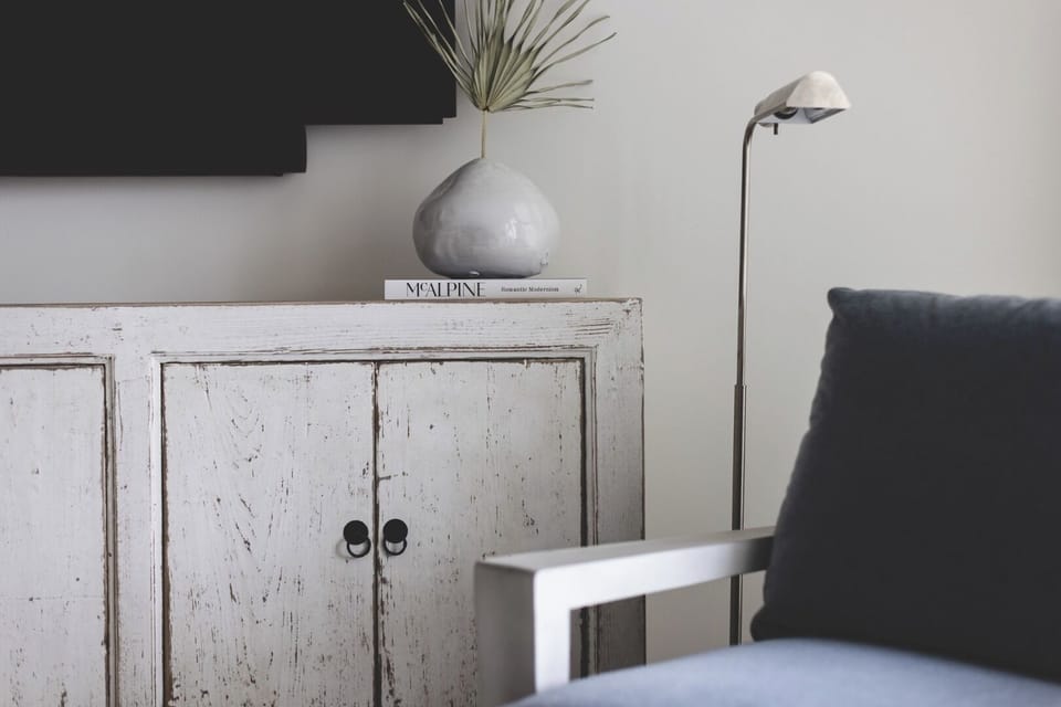 Admire thoughtful styling that makes the space feel like home.
