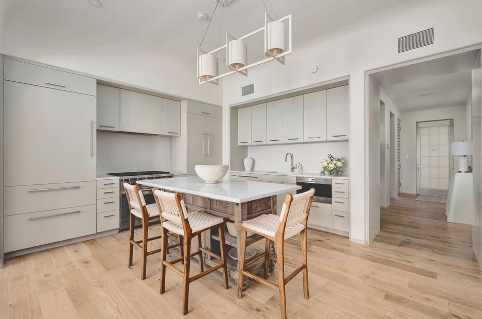 Prepare fresh meals in a sleek, fully equipped kitchen.