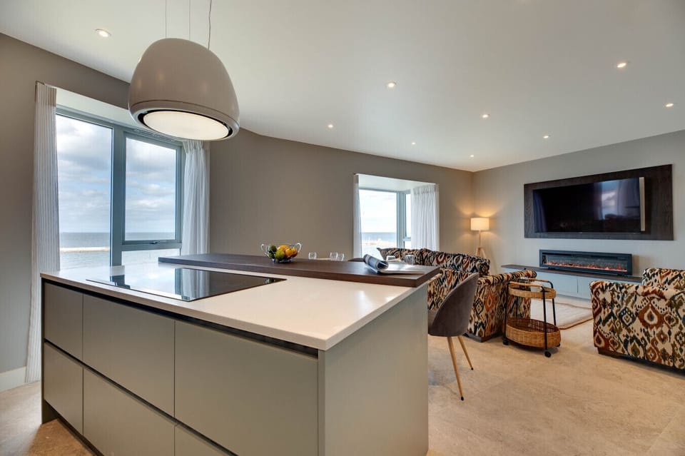 Open Plan Living Space with Sea Views