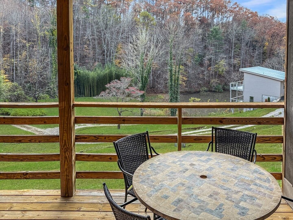 Covered deck and a Scenic View