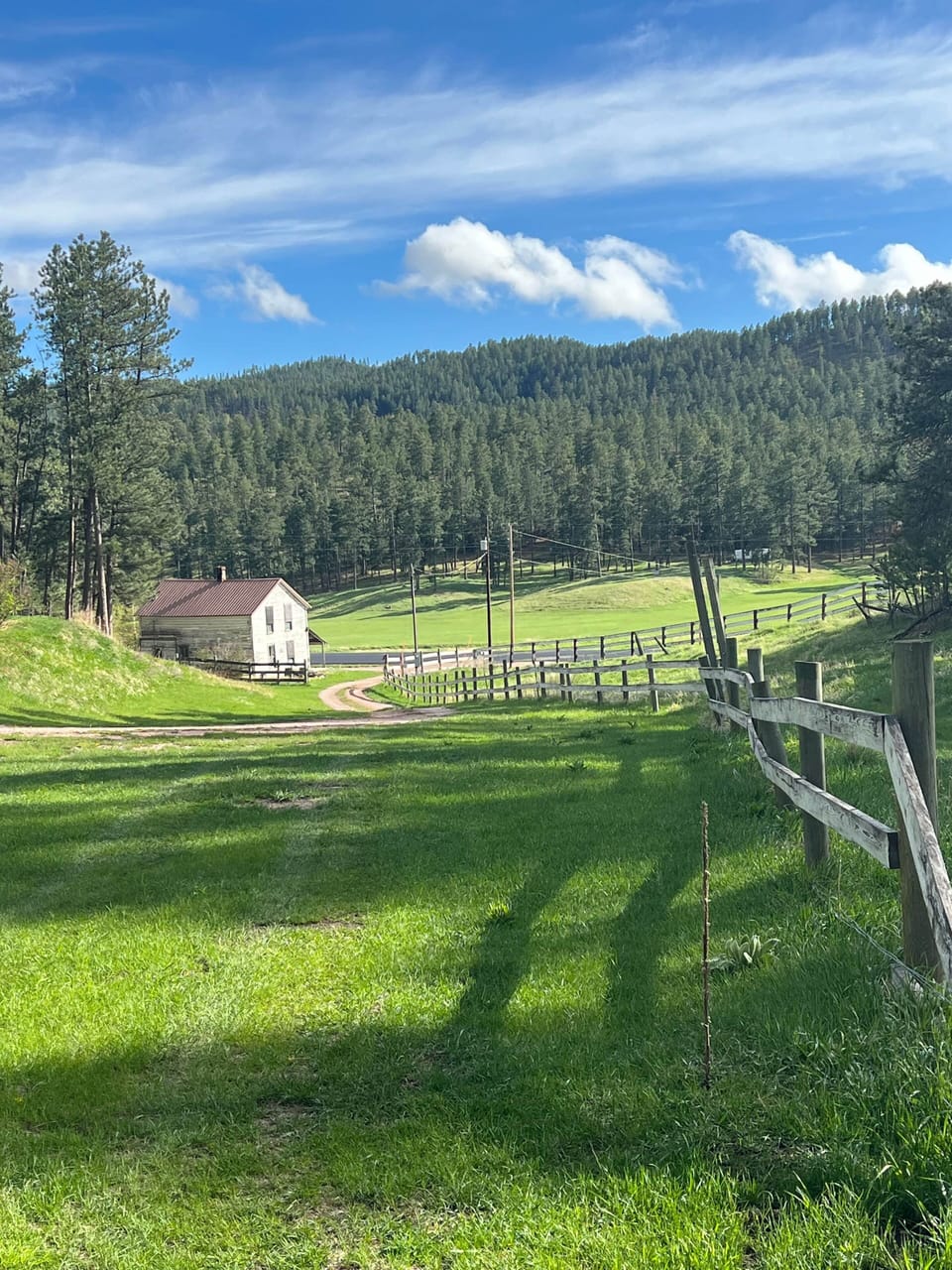 Views looking towards Highway 385