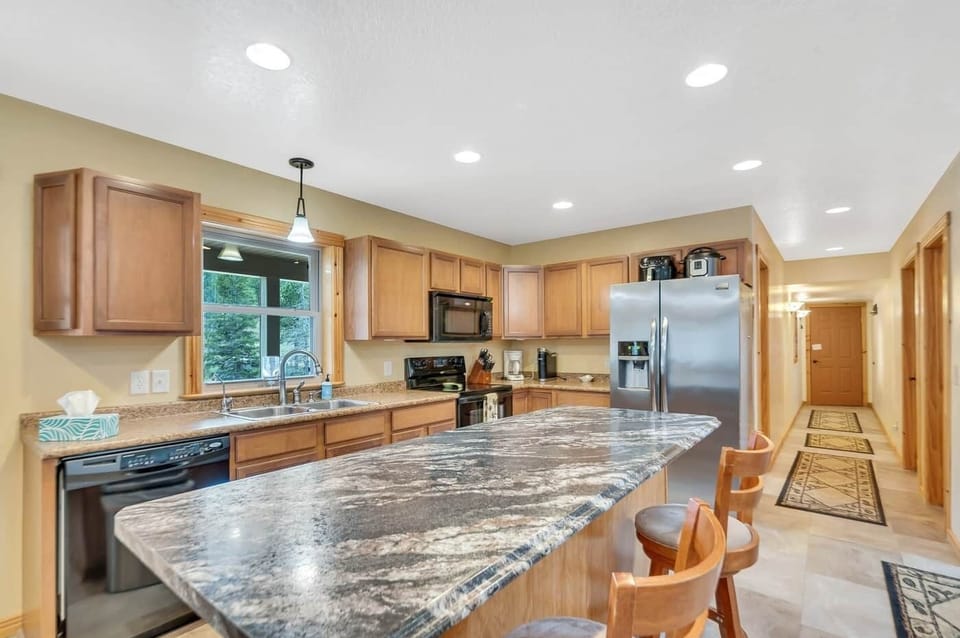 Kitchen on ground level of home 