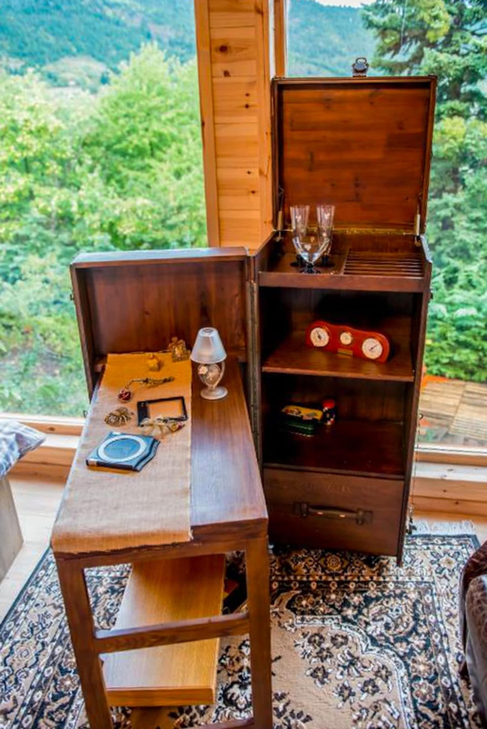 Cozy little corner with window view, perfect for reading or relaxing