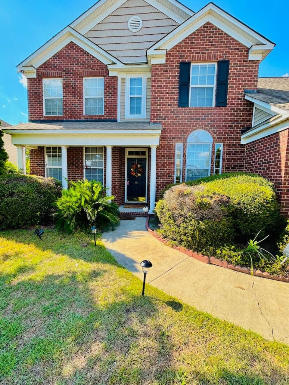 Your charming Columbia retreat, distinguished by its beautiful red brick exterior.
