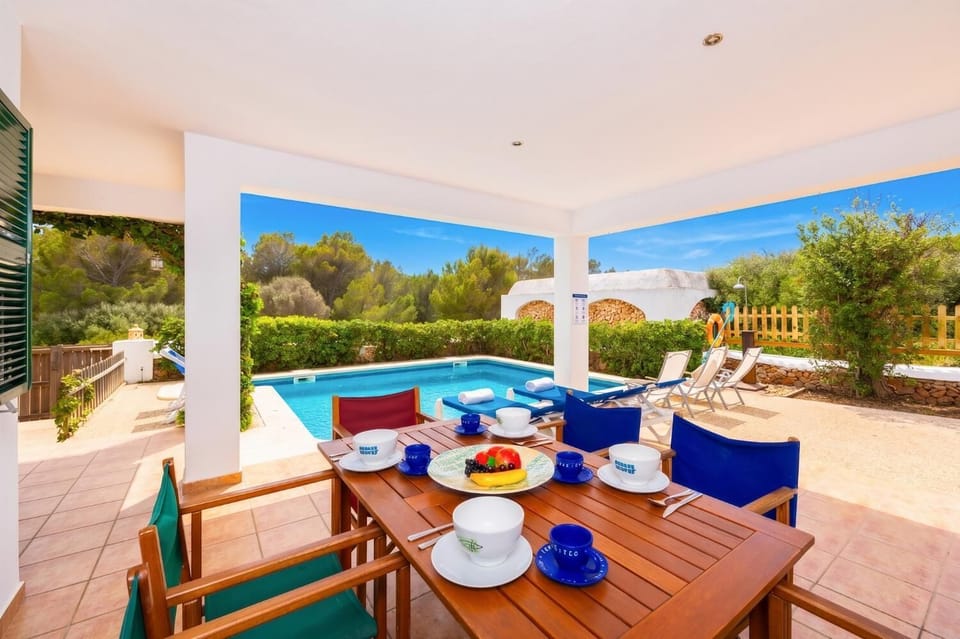 Sheltered terrace area