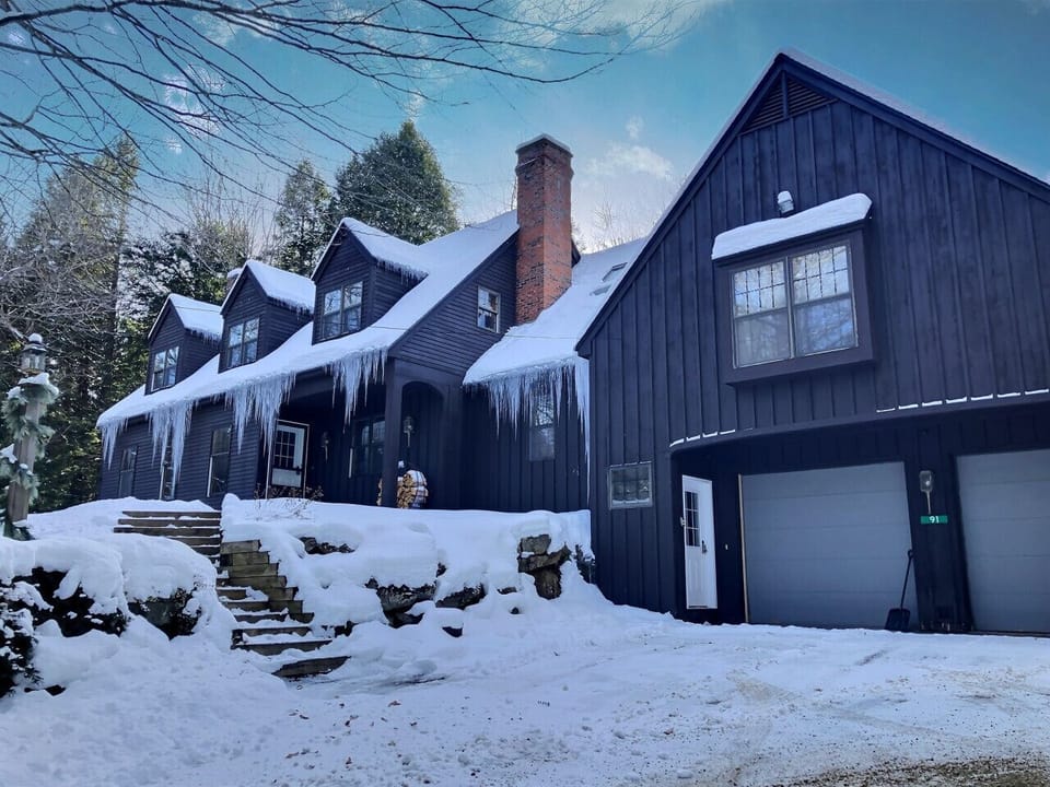 The exterior of our home.