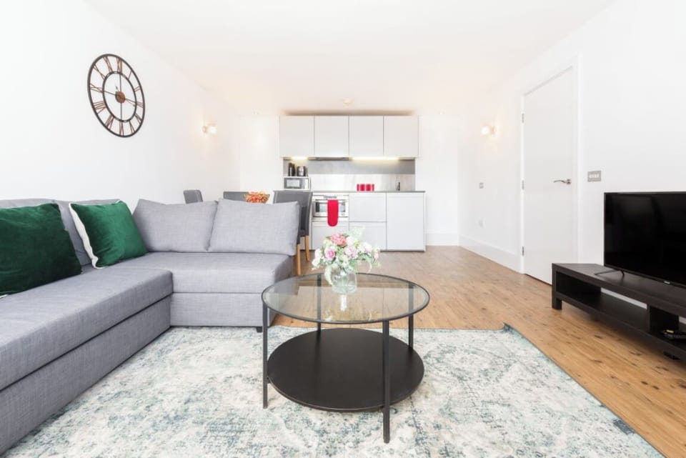 Kick back and relax in the cozy living space.