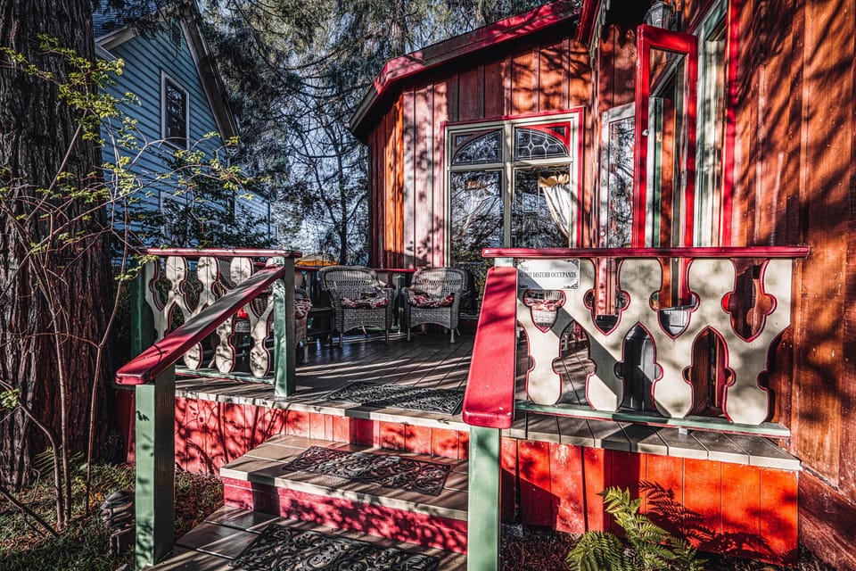 Front Deck Overlooking Downtown Nevada City