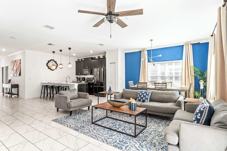 Bright open living area
