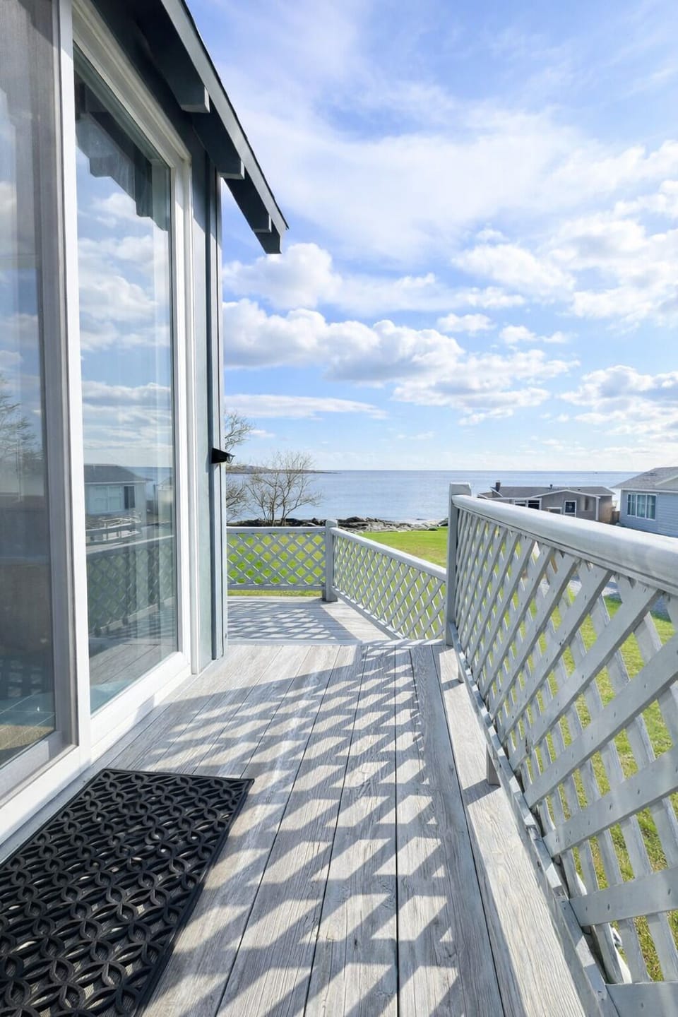 Sit and enjoy gorgeous deck views.