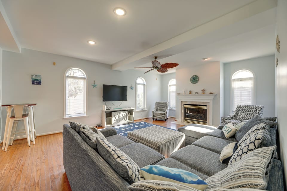 Ocean City Vacation Rental | 5BR | 3.5BA | 4,500 Sq Ft | Stairs Required