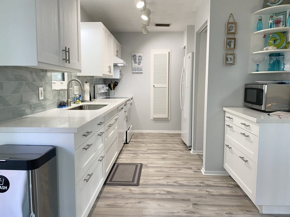 We also have a full-size washer and dryer in garage! 